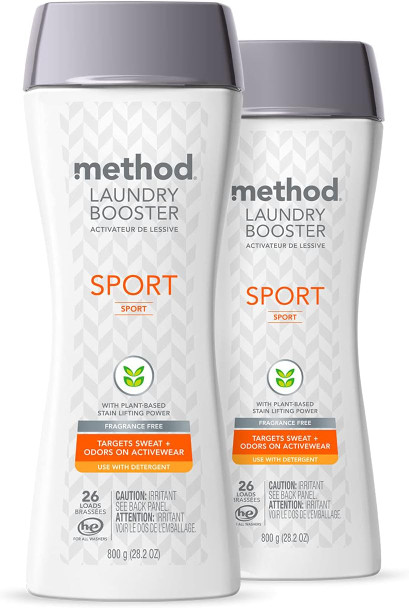 Method Laundry Booster Sport 28.2 ounces 2 pack Packaging May Vary