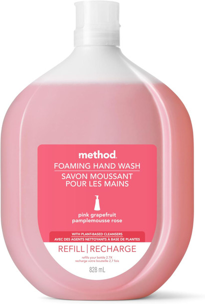 Method Pink Grapefruit Foaming Hand Soap Refill - 828 ml