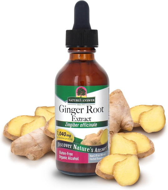 Nature'S Answer Ginger Root Extract Supplement with Organic Alcohol 2-Fluid Ounces | Supports Digestion Nature'S Answer Ginger Root Extract Supplement with Organic Alcohol 2-Fluid Ounces | Supports Digestion