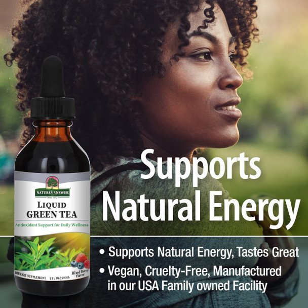 Nature'S Answer Green Tea with Orac Berry Flavor 2-Fluid Ounces
