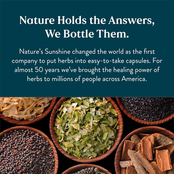 Nature'S Sunshine CA ATC Concentrated 50 Capsules | Help Maintains the Nervous and Structural Systems