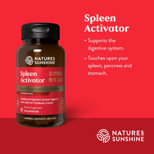 Nature'S Sunshine Spleen Activator TCM Concentrate 30 Capsules