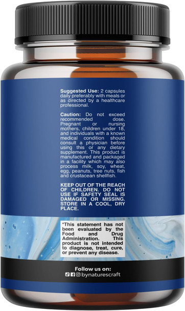 Natures Craft Complete Eye Health Supplement for Adults - Lutein 20mg Per Serving Eye Vitamins for Vision Dry Eyes Pressure and Blue Light Protection - Eye Supplement for Adults with Beta Carotene for Eyes