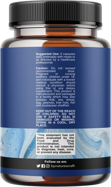 Natures Craft Complete Eye Health Supplement for Adults - Lutein 20mg Per Serving Eye Vitamins for Vision Dry Eyes Pressure and Blue Light Protection - Eye Supplement for Adults with Beta Carotene for Eyes