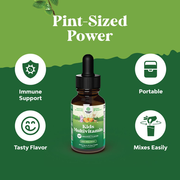 Natures Craft Liquid Multivitamin for Kids Immunity Support - Yummy Toddler Multivitamin Supplement with a C D3 E B6 and D3 Liquid Vitamins for Kids of All Ages - High Absorption Kids Liquid Multivitamin (2 Pack) Natures Craft Liquid Multivitamin for Kids Immunity Support - Yummy Toddler Multivitamin Supplement with a C D3 E B6 and D3 Liquid Vitamins for Kids of All Ages - High Absorption Kids Liquid Multivitamin (2 Pack)