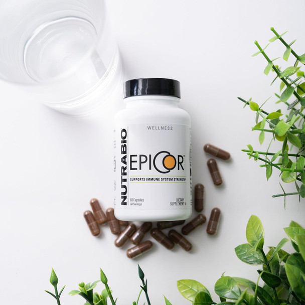 Nutrabio – Epicor Multi Vitamin – Prebiotic – Antioxidant Support – Independent Lab Tested - 500mg – 60 Vegetable Caps