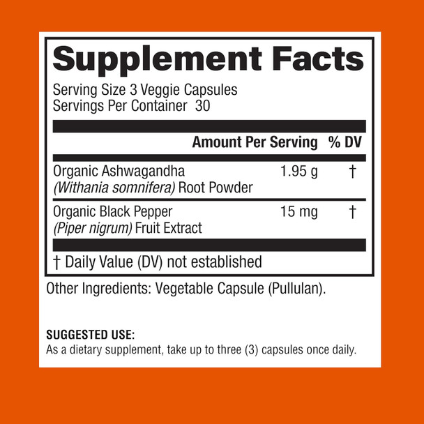 Physician'S Choice Ashwagandha Supplement - 1950mg of Bioavailable Organic Ashwagandha Root Powder - Black Pepper Extract Stress Support Mood Support Supplement 90 Veggie Ashwagandha Capsules