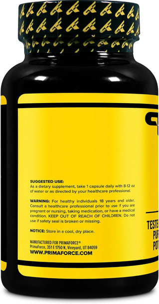 Primaforce Milk Thistle 180 Capsules 1000mg Equivalent - Gluten Non-GMO Dietary Supplement from 250mg of 4:1 Extract