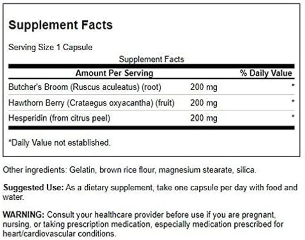 Swanson Full Spectrum Herbal Circulatory Care 60 Capsules Swanson Full Spectrum Herbal Circulatory Care 60 Capsules