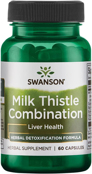 Swanson Milk Thistle Combination 60 Capsules