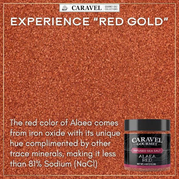 Sea Salt Superstore Hawaiian Sea Salt 3-Pack - Hawaiian Alaea Red Bamboo Jade Black Lava - All-Natural Sea Salts from the Pacific Ocean and Hawaiian Islands - Gluten- No MSG Non-GMO - Chef's Choice (4 oz Jar x 3)