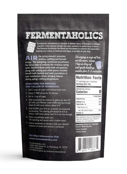 Fermentaholics - Element Kombucha Tea Blends | Usda  Organic Kombucha Tea Blend | her  (Air Blend)