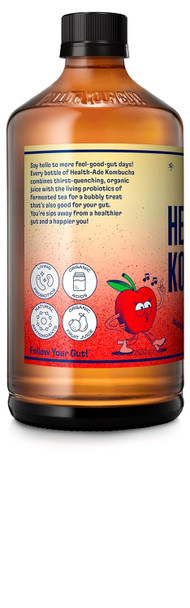 Health-Ade Pink Lady Kombucha Bottle 16 Fl Oz