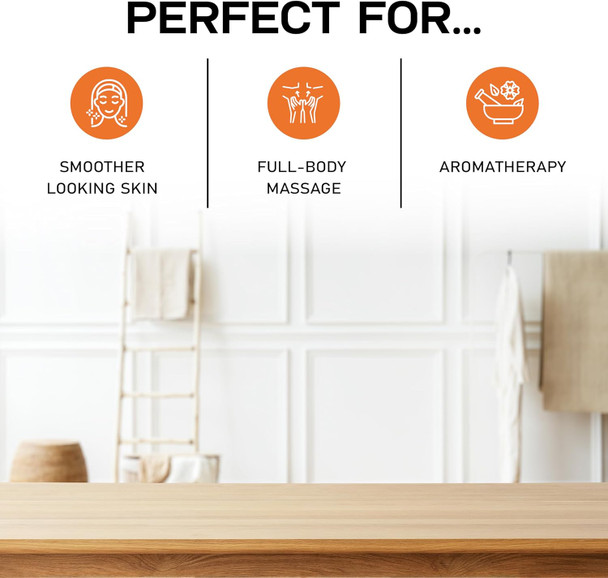 Aitnaturals Anti-Cellulite Massage Oil - 240ml | Firming Soothing & Toning Formula Infused with Collagen & Stem cell | Targets Cellulite on Hips Abdomen & Thighs | Unique Blend for Smoother Skin