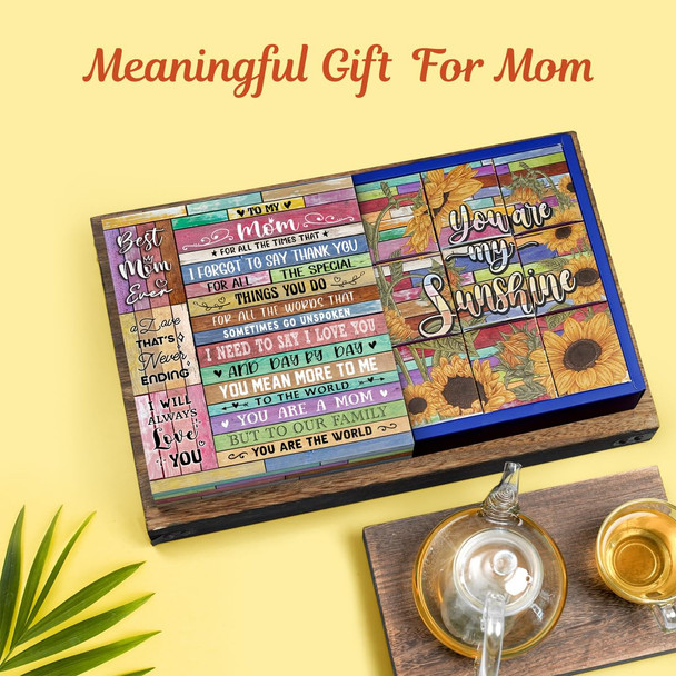 Engintea Unique s for Mom from Son Daughter - Mothers Day Tea Sampler Set - Herbal Green & Black Tea Set For Mother Women Tea Lovers - Premium Tea Collection (45 tea bags 9 flavors)