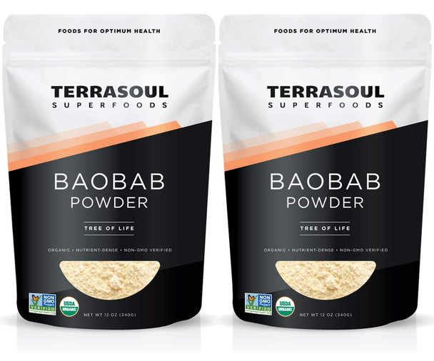 Terrasoul Superfoods Organic Baobab Fruit Powder 1.5 Pounds