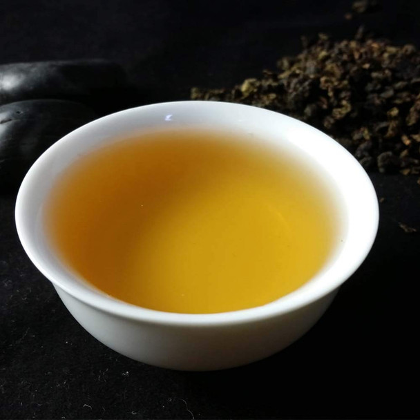 Fullchea - Anxi Black Dragon Oolong Tea - Roasted Oolong Tea Loose Leaf - Black Dragon Oolong Tea with Toasted Flavor (8.8oz / 250g)