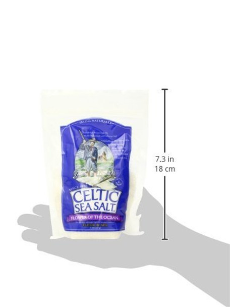 Celtic Sea Salt Bag Flower of The Ocean 8 Ounce Celtic Sea Salt Bag Flower of The Ocean 8 Ounce