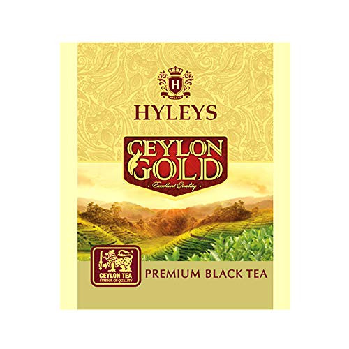 Hyleys Ceylon Gold Premium Black Tea - 50 Tea Bags (Gmo Gluten Dairy Sugar And 100% Natural)