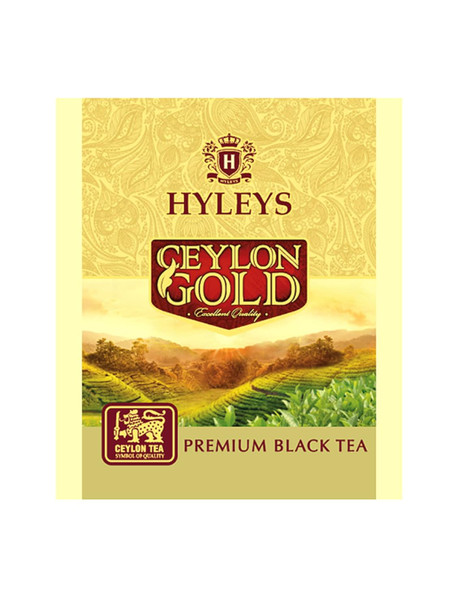 Hyleys Ceylon Gold Premium Black Tea - 100 Tea Bags (Gmo Gluten Dairy Sugar And 100% Natural)