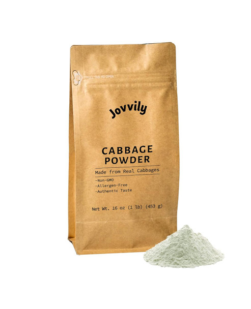 Jovvily Cabbage Powder - 1Lb - Dried Cabbage - Soups