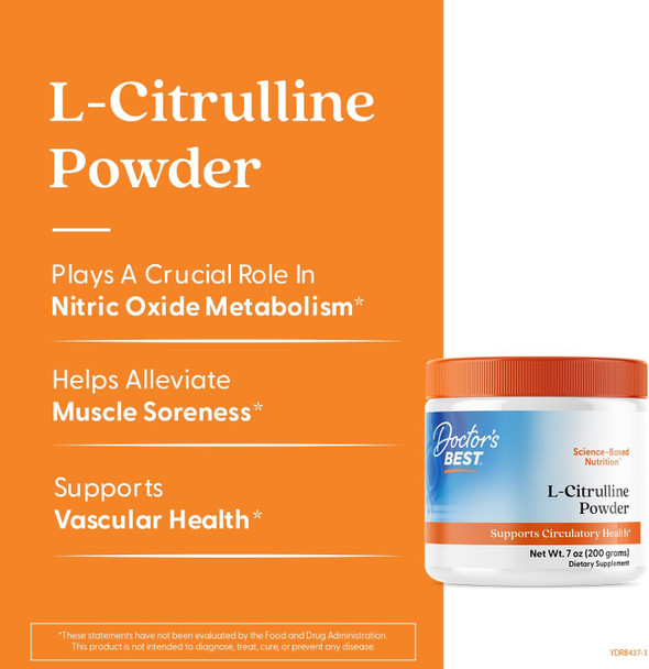 Doctor's Best L-Citrulline Powder 7 oz (200 g)