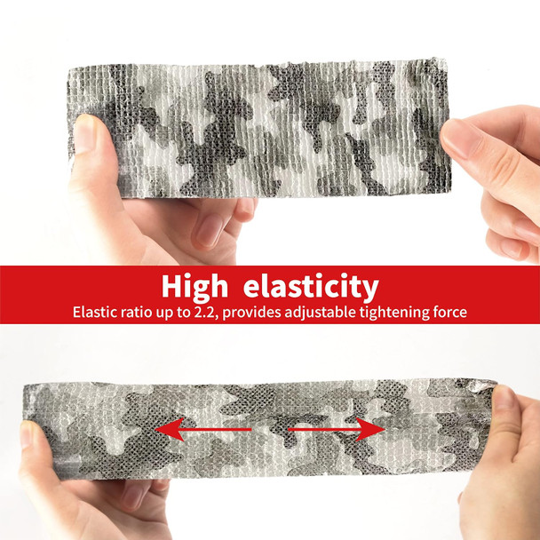 Grip Tape Wrap Cover Tattoo - 24Pcs 2" X 5 Yards Cohesive Elastic Bandage With Self-Adherent Tape - Ideal For Tattoo Machine And Sports Protection