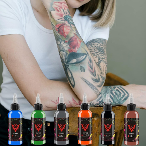 Baodeli 14 Color 30 Ml Tattoo Ink Tattoo Kit With Microblade Paint And Uv Tattoo Ink - Dynamic Tattoo Ink Set For Tattoo Equipment And Tattoo Gun - Tattoo Ink Kit And Green Soap Tattoo Tattoo Ink Set.