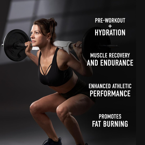 Organika Electrolyte Endurance - Sugar Pre-Workout Supplement With Beta-Alanine And L-Carnitine - Cherry Frost Flavour - 180G, 30 Servings
