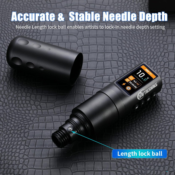 Rattlesnake Rotary Tattoo Machine Pen V4 Digital Led Display 4.2Mm Stroke Length