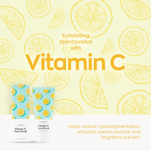 Elizabeth Mott Vitamin C Face Scrub And Cleanser Bundle | Vegan And Cruelty- Skincare Elizabeth Mott Vitamin C Face Scrub And Cleanser Bundle | Vegan And Cruelty- Skincare