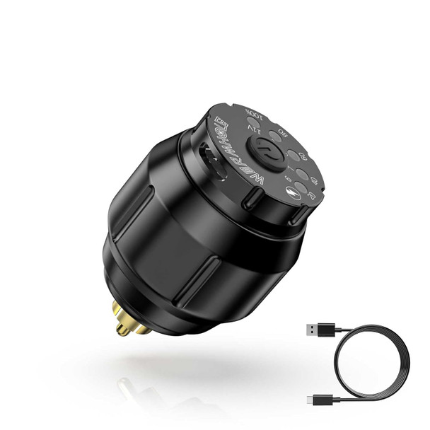 Wormhole Wireless Tattoo Power Supply For Tattoo Machine Wireless Tattoo Pen Battery 1050Mah Power Supply Rca Connector Rechargeable Usb Wa01-A