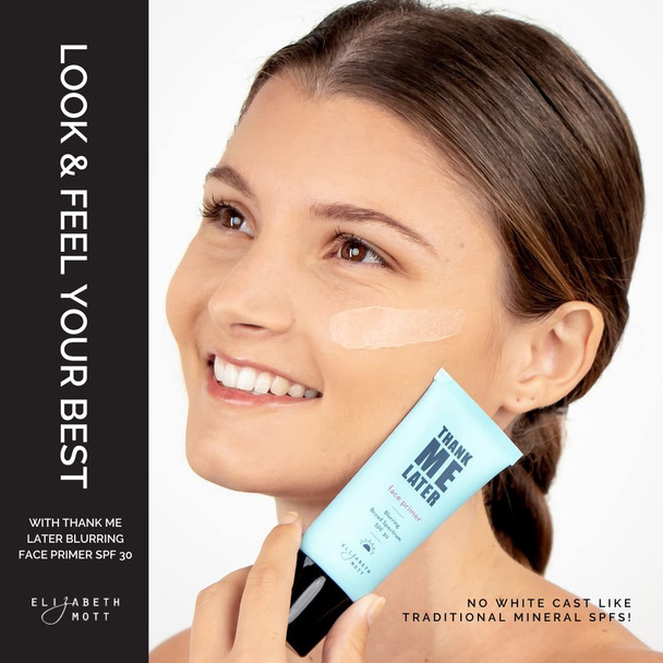 Elizabeth Mott - Thank Me Later Face Primer (30G) And Thank Me Later Clean Face Towels - Cruelty - (2-Pack Bundle)
