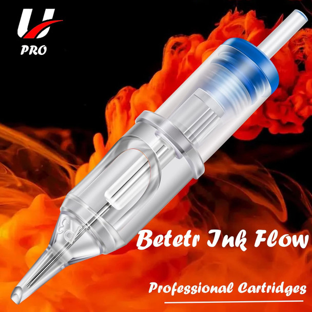 Tattoo Cartridge Needles, Urknall 40Pcs Tattoo Needles Cartridges 3Rs 5Rs 7Rs 9Rs Round Liner Tattoo Needles For Tattoo Supplies