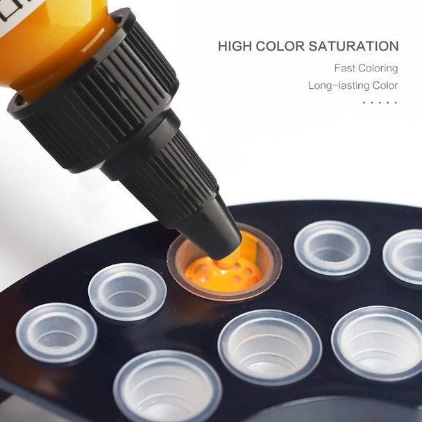 7 Color Tattoo Inks Set For Practice 1 Oz 30Ml/Bottle Tattoo Inks Pigment Kit For 3D Makeup Beauty Skin Body Art(30Ml/Pc)
