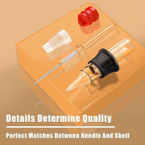 Tattoo Cartridge Needles - 20Pcs Disposable Tattoo Needles Cartridge Finger Ledge Integration Tattoo Cartridge Needles Standard 7Rm Needles For Cartridge Tattoo Pen Machine(1207Rm) Tattoo Cartridge Needles - 20Pcs Disposable Tattoo Needles Cartridge Finger Ledge Integration Tattoo Cartridge Needles Standard 7Rm Needles For Cartridge Tattoo Pen Machine(1207Rm)