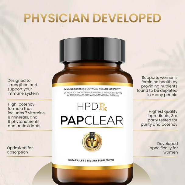 Papclear Physician Created | All Natural Immune Support Supplement | Advanced Powerful Immunity Booster | 90 Capsules | Pack Of 6