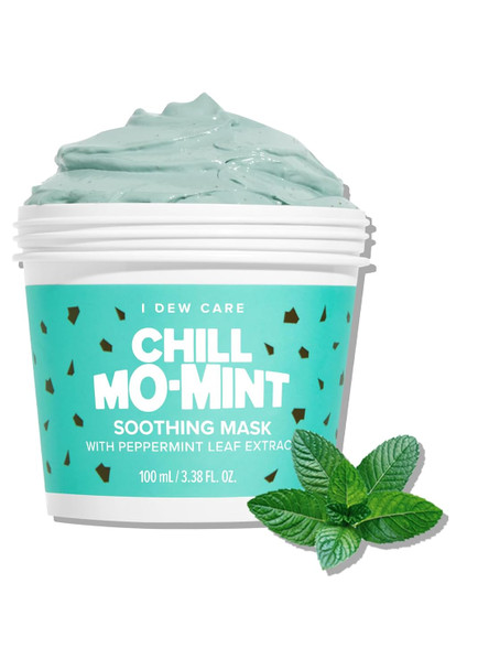 I Dew Care Wash-Off Face Mask - Chill Mo Mint, 3.38 Oz + Skincare Set - Vitamin To Glow Pack Bundle