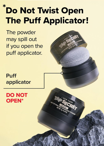 I Dew Care Dry Shampoo Powder - Tap Secret Black, 0.24 Oz. + Wash Off Face Mask Set - Mini Scoops (3 Flavors) Bundle