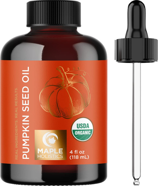 Pure Pumpkin, Peppermint And Rosemary Hair Growth Oils - Premium Organic Hair Treatment Set