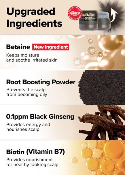 I Dew Care Dry Shampoo Powder - Tap Secret Dark Brown + Caffeine Eye Cream With Eye Roller - Glow Key Bundle