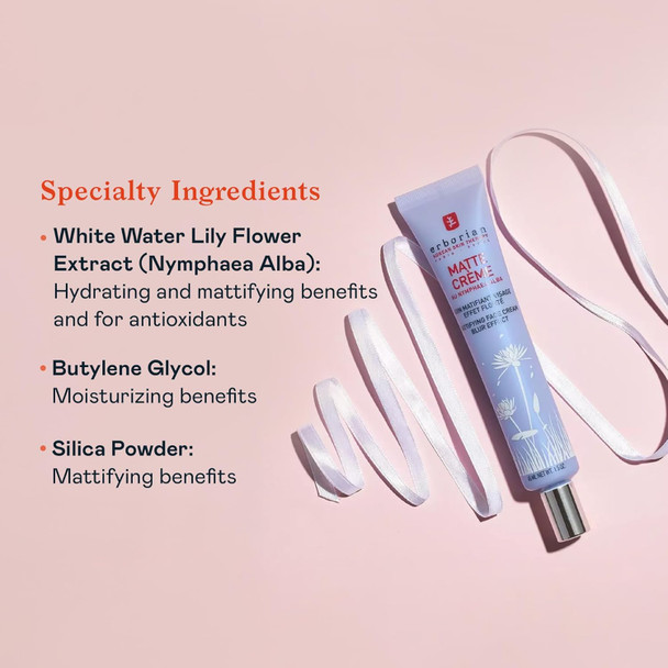 Erborian Matte Face Cream - Mattifying & Blurring Primer For Excess Sebum - Multi-Purpose Facial Primer Blurs The Appearance Of Pores For A Natural Powdery Finish1.5 Oz Erborian Matte Face Cream - Mattifying & Blurring Primer For Excess Sebum - Multi-Purpose Facial Primer Blurs The Appearance Of Pores For A Natural Powdery Finish1.5 Oz