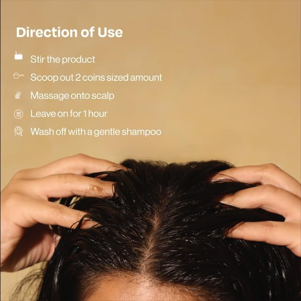 Sacred Grove Anti-Dandruff Pre Shampoo Hair Mask With Neem & Lemon Peel | For Itchy & Flaky Scalp | Suited For Men & Women | 200 Gms