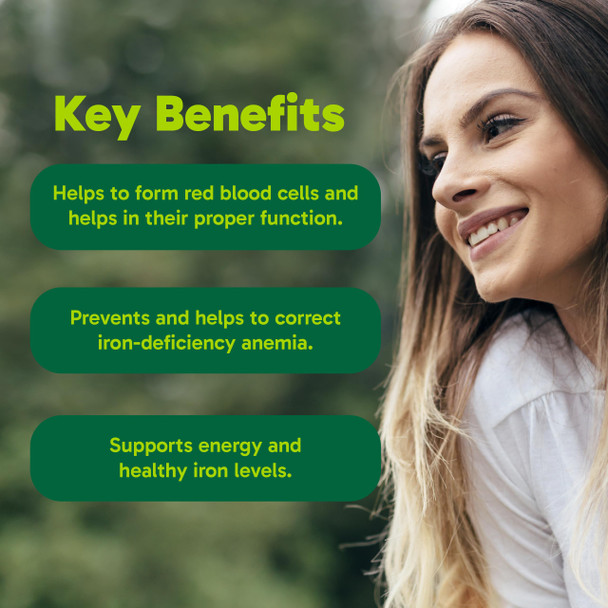 Organika Absolute Iron Iron Bisglycinate High Availability  Gentle On Stomach Boost Iron Levels- Beneficial For Women And Vegetarians 120Vcaps