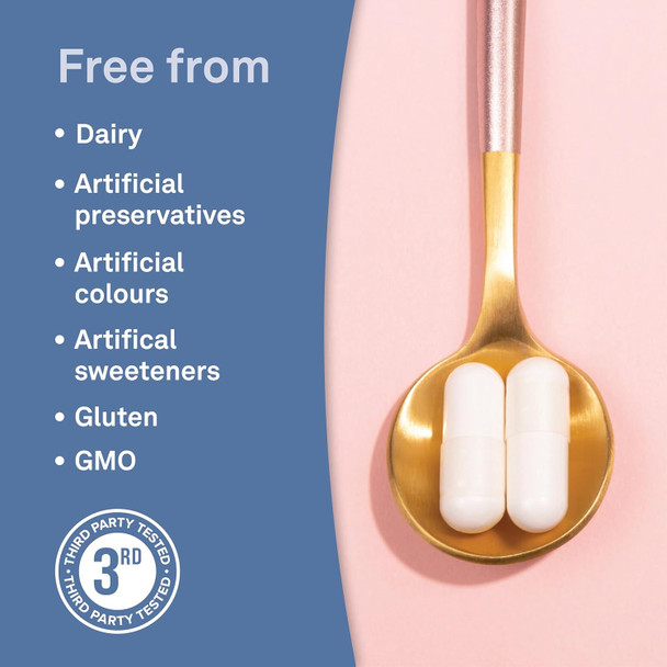 Organika Glycine - Proteinogenic Amino Acid - Aids Protein Synthesis, Collagen Formation, Joint And Muscle Health, Calming Effect - 120Caps