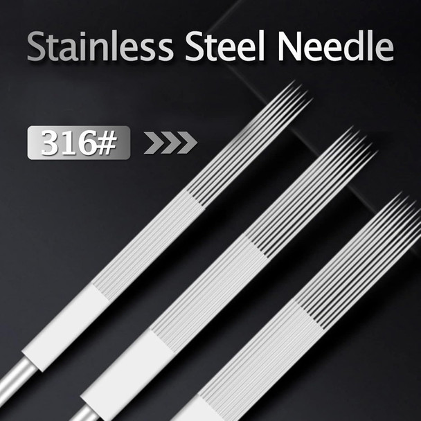 Tattoo Needles Set, Beoncall 50Pcs Tattoo Machine Needles Mixed Size 3Rl 5Rl 7Rl 9Rl 3Rs 5Rs 7Rs 9Rs 5M1 7M1 Round Liner Shader Magnum For Coil And Rotary Tattoo Machine Tattoo Kits(Mix-50Pcs)