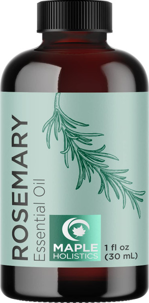 Maple Holistics Hair Styling Agent And Skin Care For Women And Men With Tea Tree, Rosemary, And Mint Oils - Paraben, Sulfate, Silicone