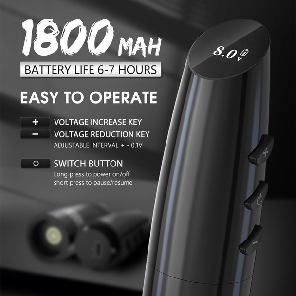 Tattoo Kit - Kiss Of Dragon Tattoo Kit Complete Wireless Tattoo Machine 1800Mah Power Supply 20Pcs Cartridge Needles Practice Skin Bandage Tattoo Kit - Kiss Of Dragon Tattoo Kit Complete Wireless Tattoo Machine 1800Mah Power Supply 20Pcs Cartridge Needles Practice Skin Bandage