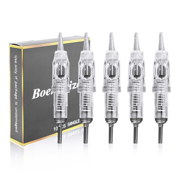 Cartridge Needles Rl Round Liner Tattoo Needles 20Pcs/Lot Eyebrow Lip Eyeliner Permanent Makeup Disposable Sterilized For Tattoo Gun Machine (3Rl)