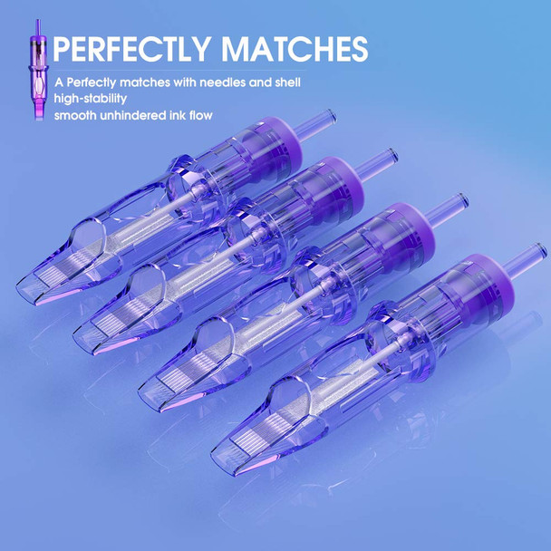 Mast Pro Tattoo Cartridges 20Pcs Disposable Needles Mixed Sizes 1205Rl 1205Rs